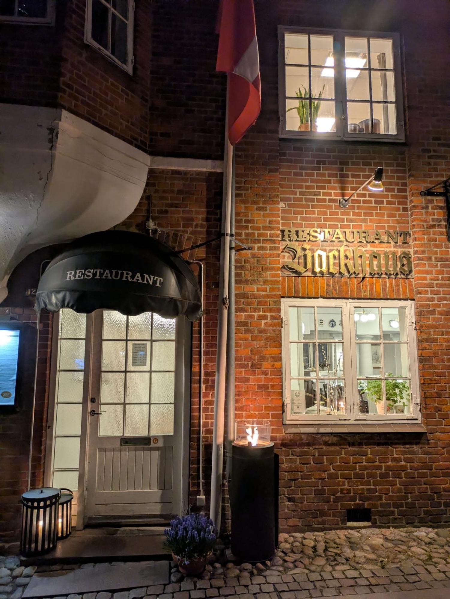 Restaurant Backhaus Hotel Ribe Exterior photo